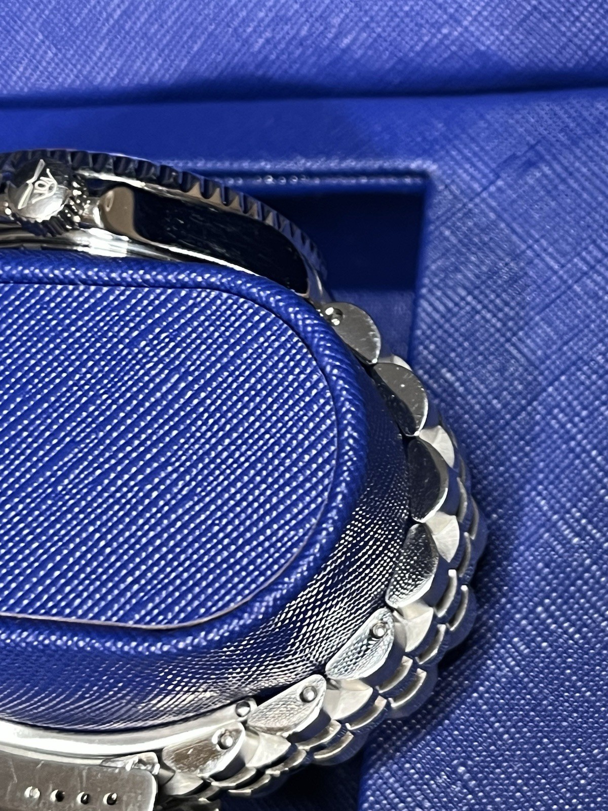 SQUALE Y1545 ATMOS 30 GMT 40 mm Pepsi With Cyclops (Rare) ~Gorgeous & Minty