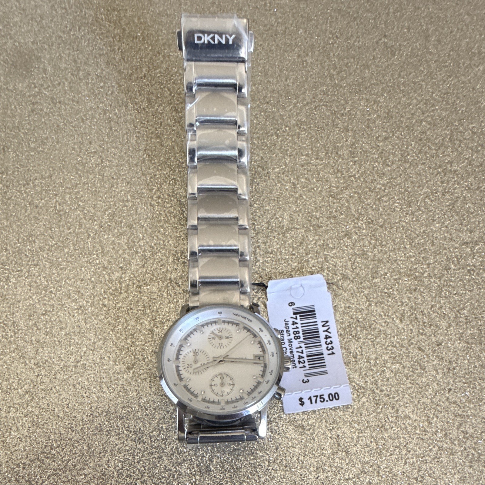 DKNY NY4331 Women’s Stainless Steel Chronograph Quartz Watch New With Tags