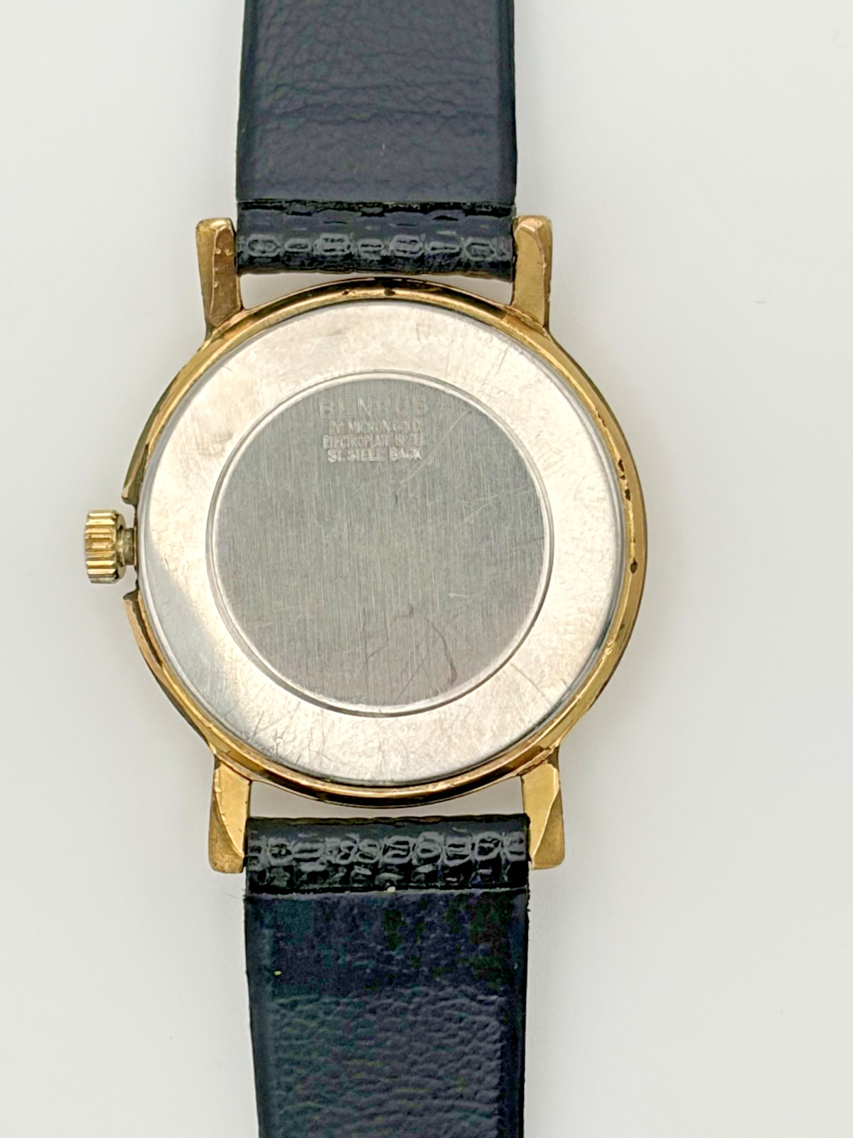 Benrus Men’s Round Manual Wind Vintage Mechanical Wristwatch – Lot 134