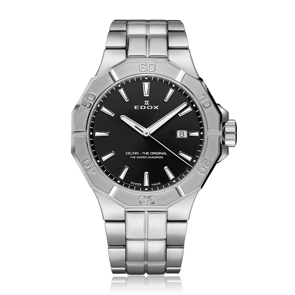 Edox Men’s Delfin The Original 43mm Quartz Watch 53021-3M-NIN