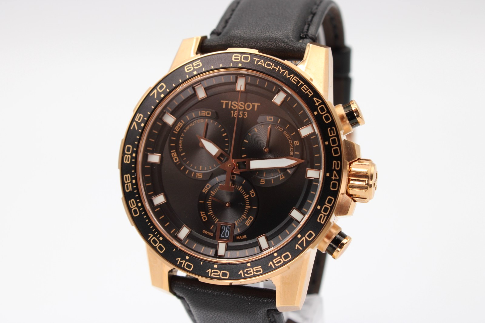 TISSOT Supersport Chrono T125.617.36.051.00 Black Dial Men’s Watch 45.5mm