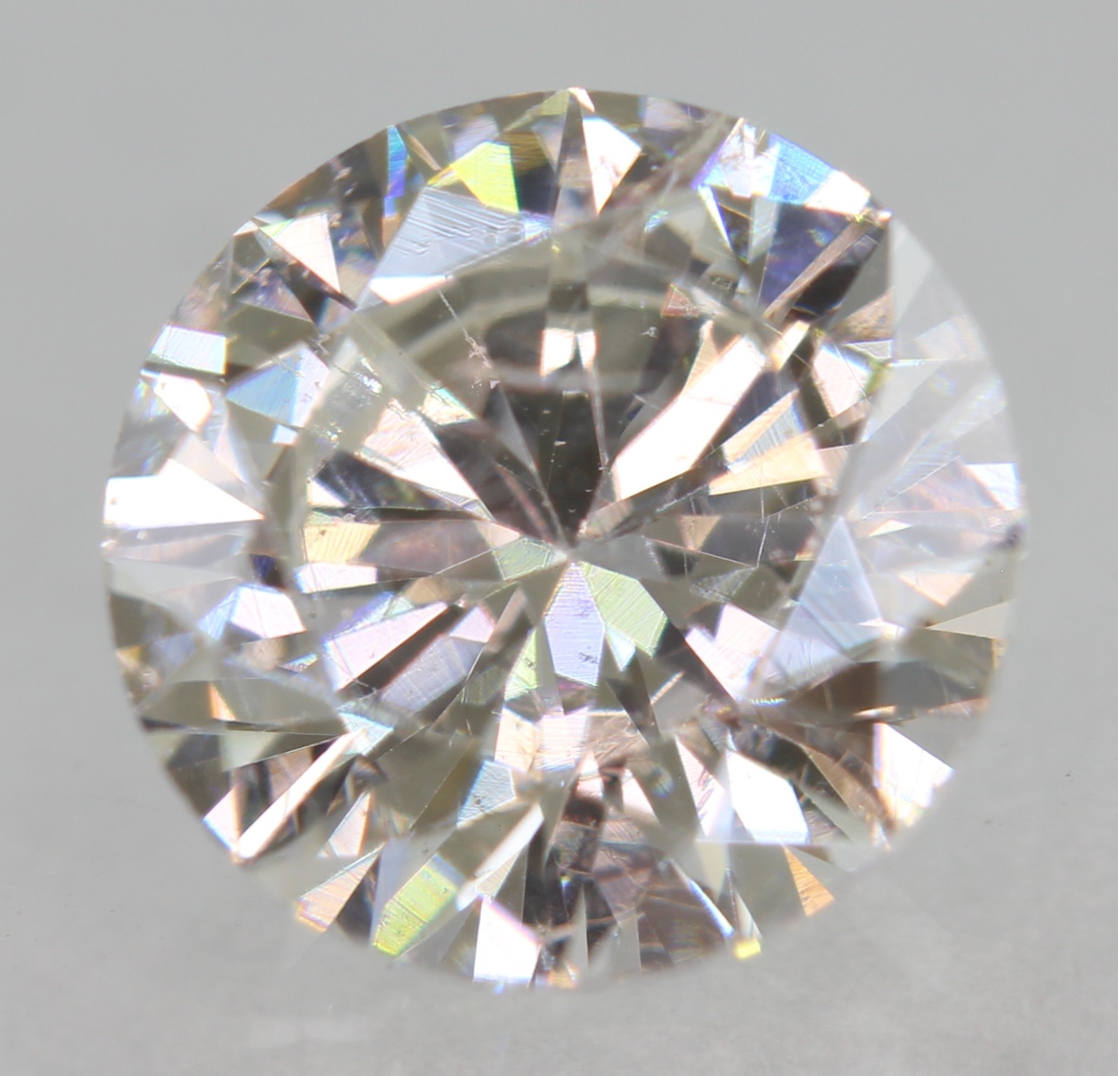 Certified 1.06 Carat F VS1 Round Brilliant Natural Enhanced Loose Diamond 6.54mm
