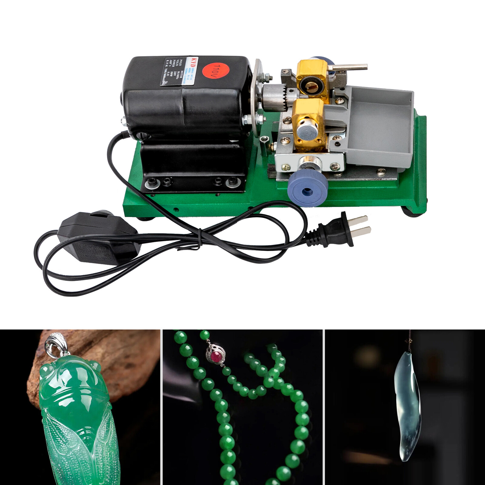 Pearl Drilling Machine Jewelry Drilling Machine Pearl Holing Beads Adjustable US