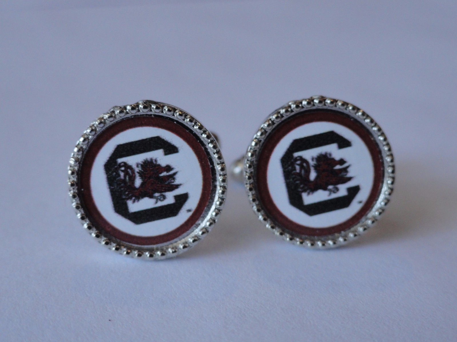 University of South Carolina Cufflinks NCAA USC Gamecocks–Custom College