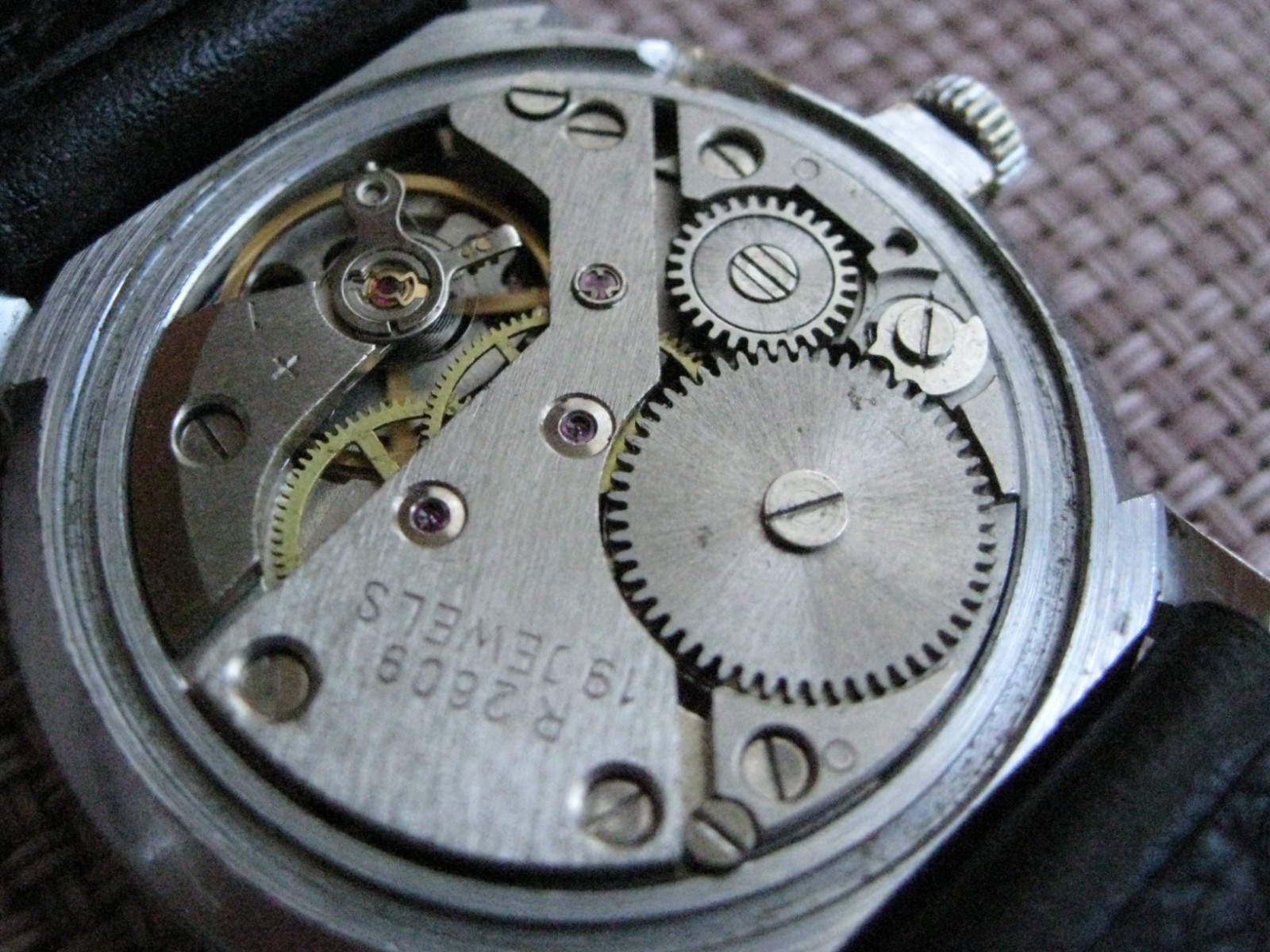 Wrist Watch vintage Raketa 2609.HA Radiation troops, Soviet Military watch