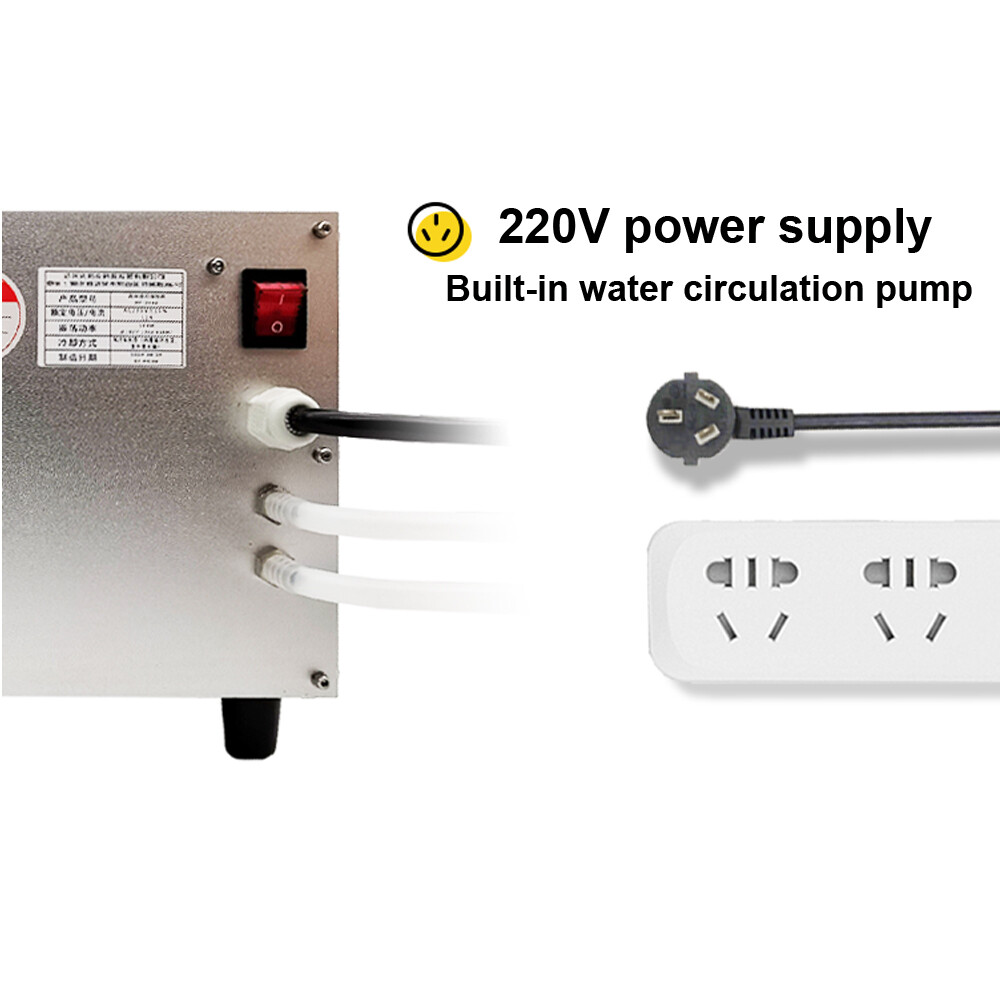 3KW Induction Furnace Metal Melting Smelt Gold Copper Iron 1600℃ 220V 1P
