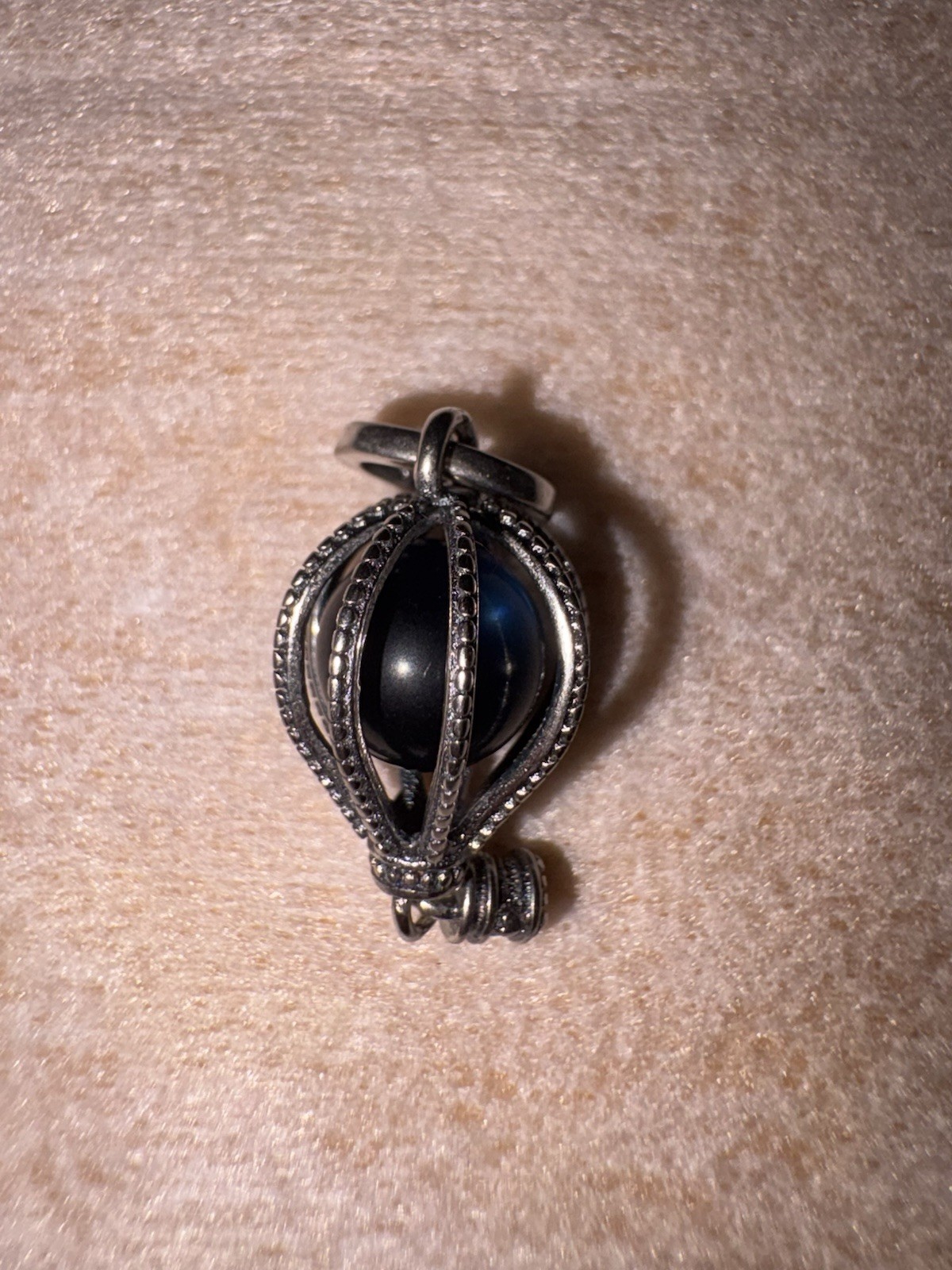 Pandora S925 ALE Hot Air Balloon Dangle Charm Sterling Silver Blue