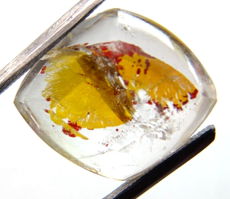 A-3 Ironite Quartz 21.25ct 20x23x8mm free form limonite Hematoide fire quartz
