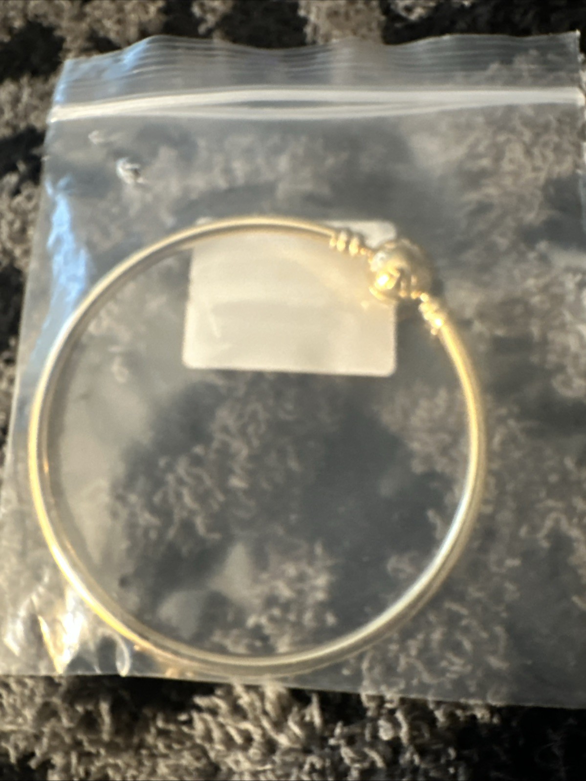 ‼️NEW‼️ 14k Yellow Gold Pandora Moment Bangle 7.5 G585 ALE 550713-19