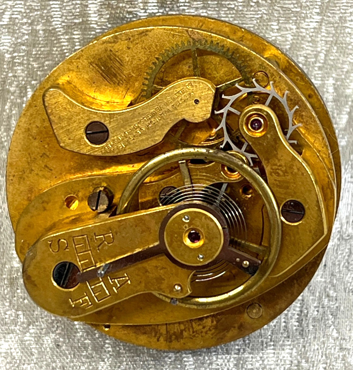 2 – Antique Recta Watch Co Key Wind 11 Jewels Watch Movents For Parts or Repair