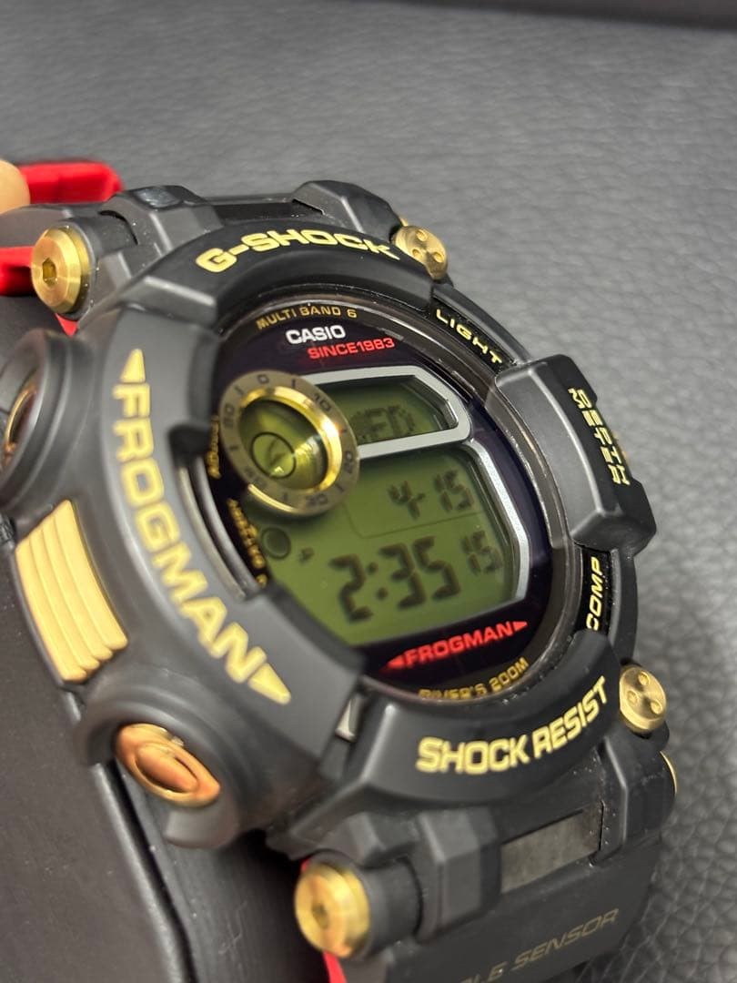 Excellent G SHOCK FROGMAN GWF D1035B 1JR Working item