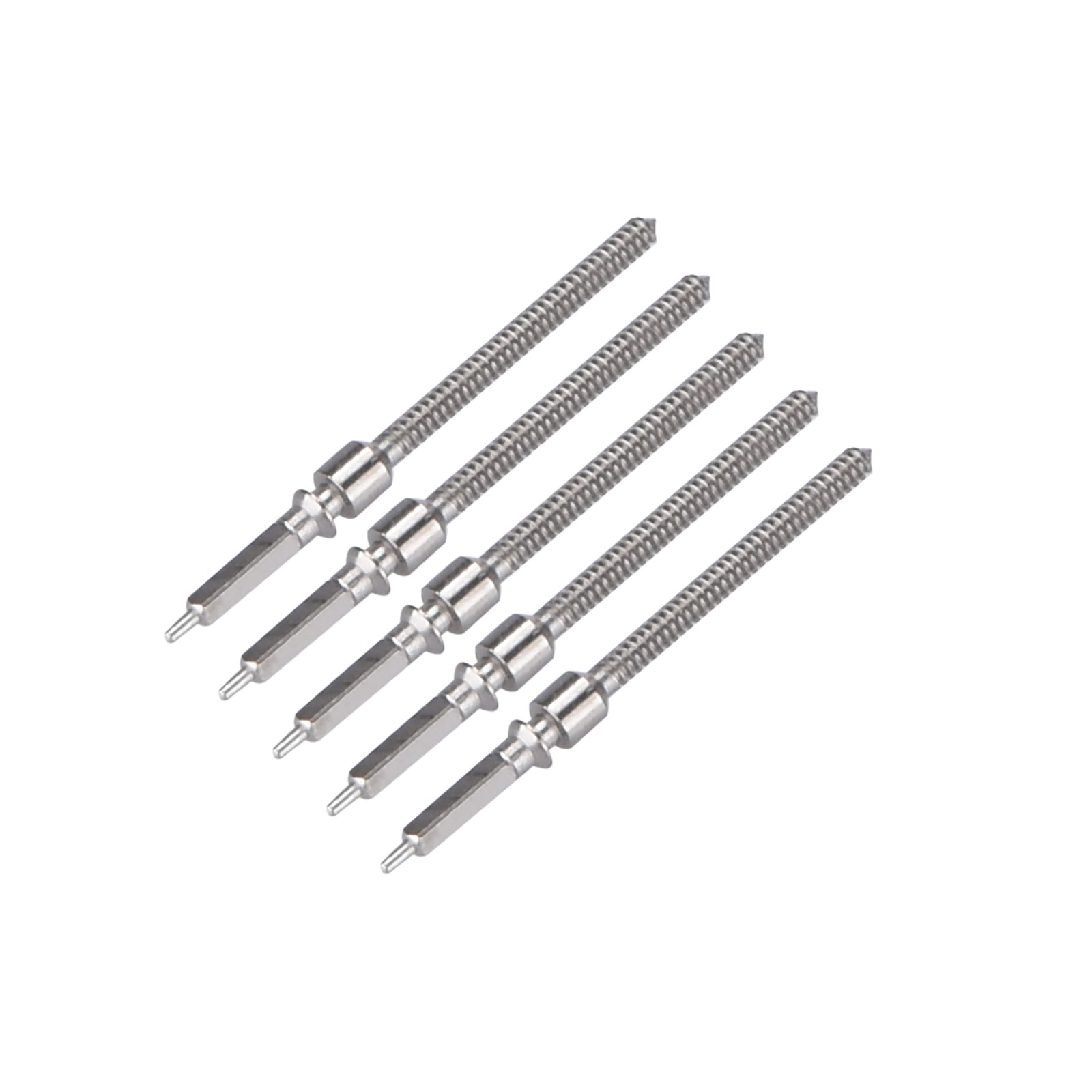 5Pack Steel Watch Winding Stem Rod Bar For Seagull ST1902/ST1901 Movement
