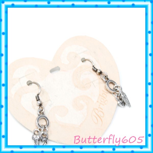 Brighton Shower of Hearts Retired French Wire Earrings NWT