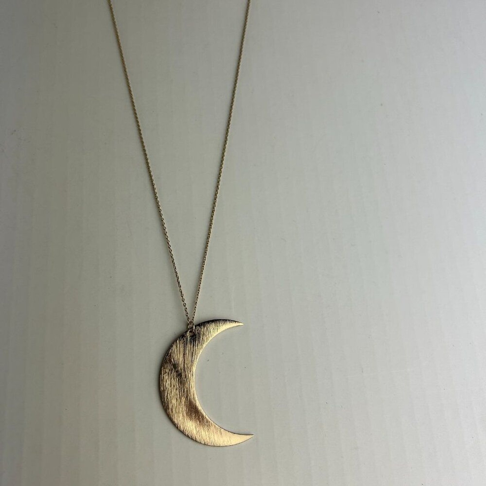 NORDSTROM RACK Crescent Gold Tone Moon Necklces NWOT