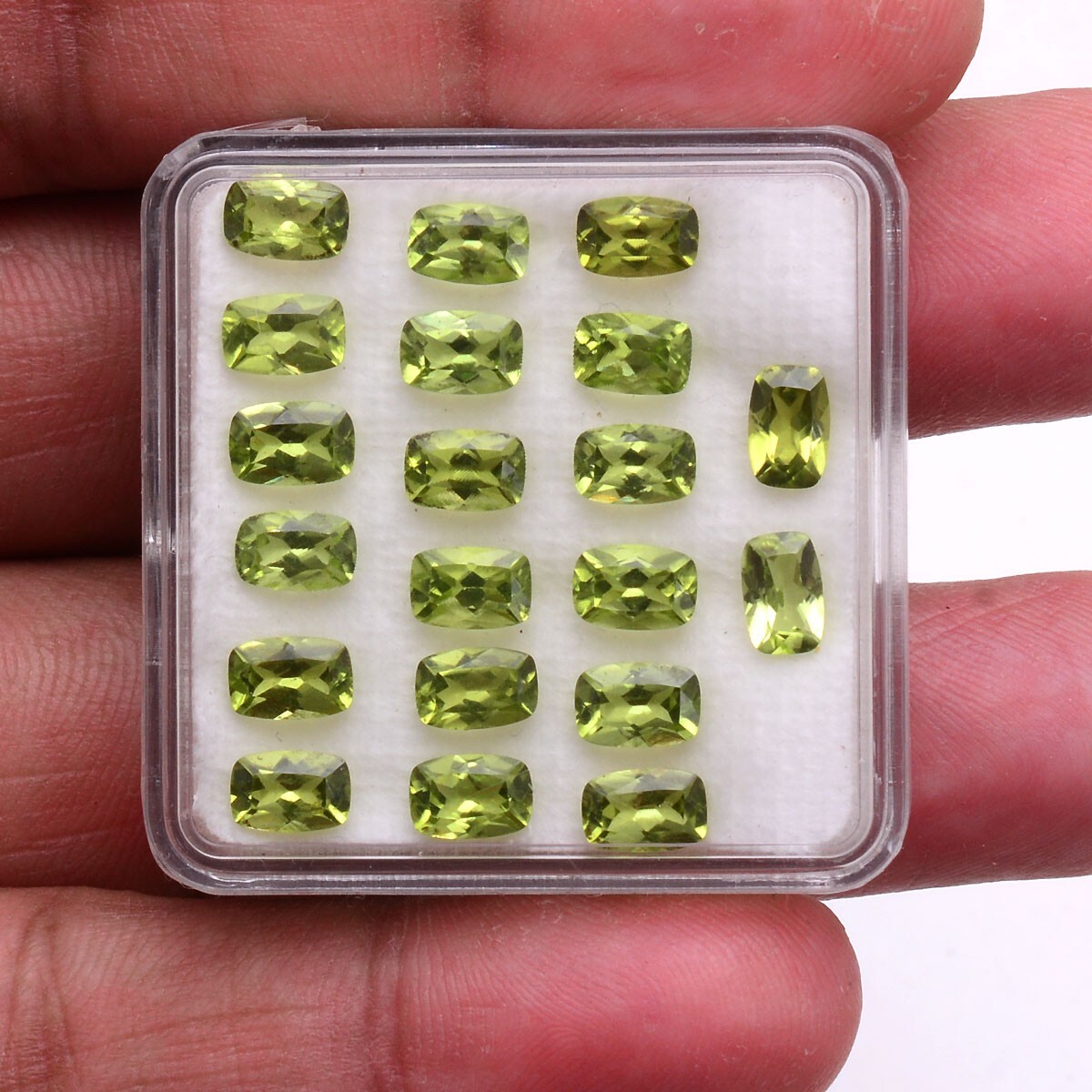 20 Pcs VVS Natural Peridot 6mm*4mm Calibrated Ravishing Color Lustrous Gemstones