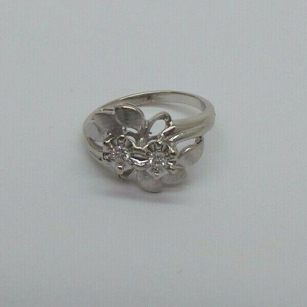 STUNNING 14K WG FOREVER US DIAMOND RING SZ 6.5 BB00182 3.54 grams