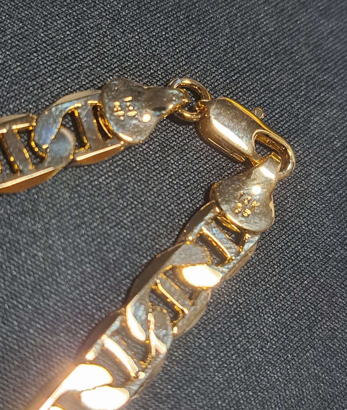*14K GP 24″ MARINER CHAIN **MADE IN ITALY HIGHEST QUALITY** 7mm! L2
