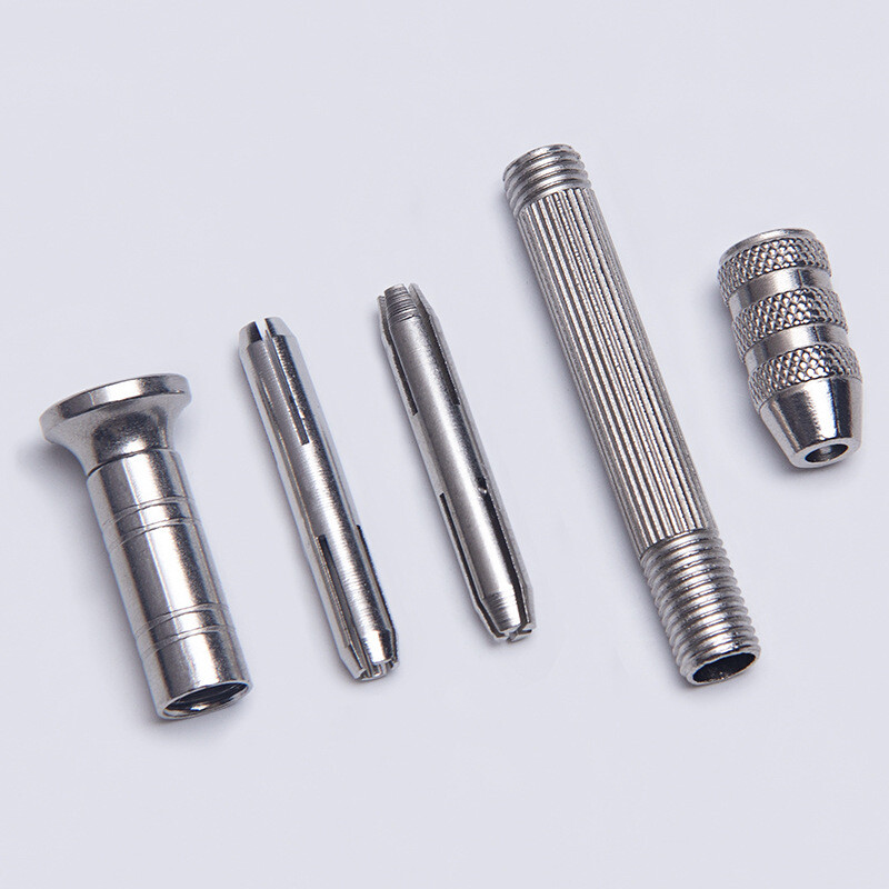 0.5-3mm Mini Steel Hand Twist Alloy Holes Drill Watch Repair Punch Tool Kit Set