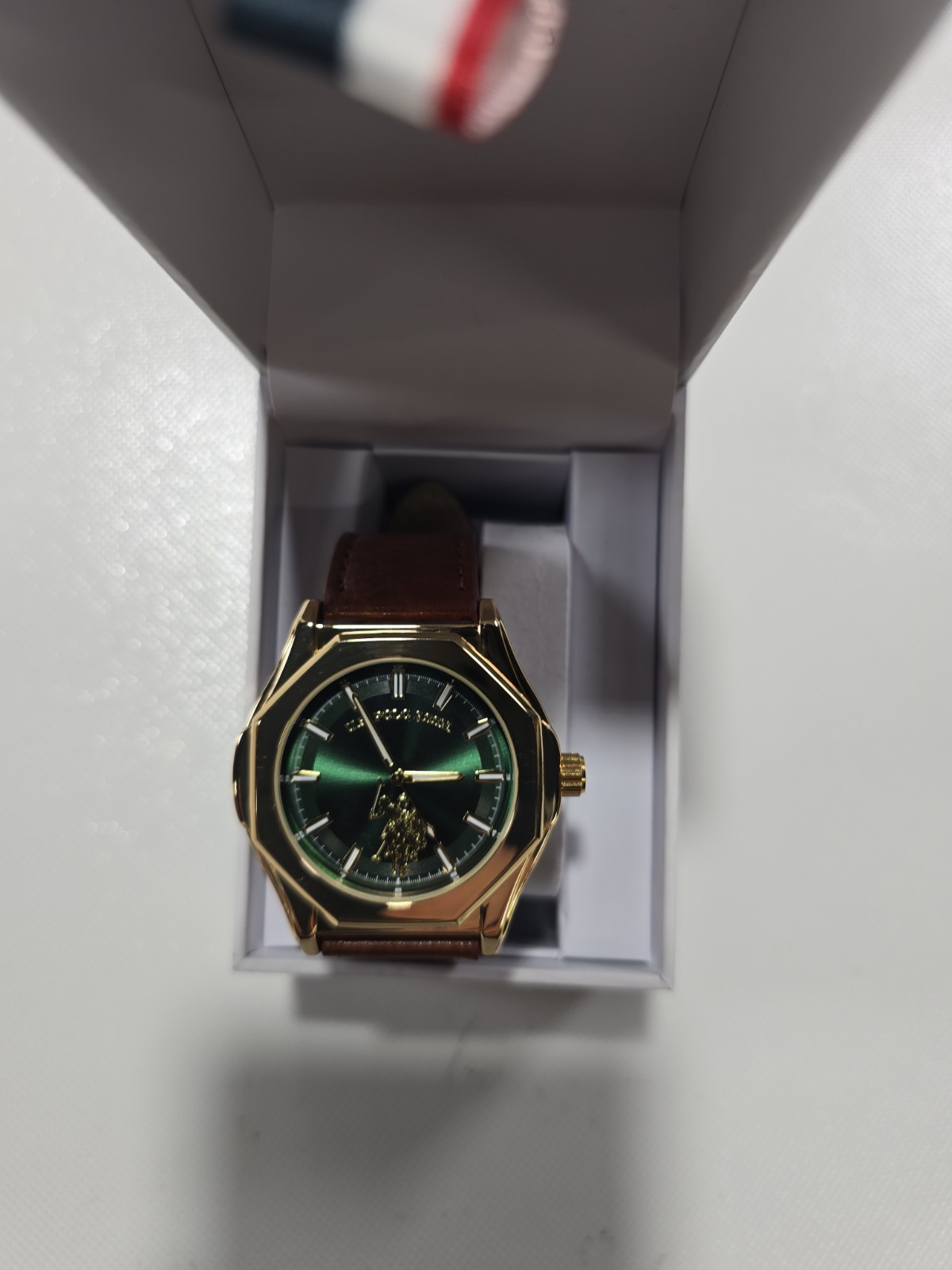 U.S. Polo Assn Mens Watch NEW Green