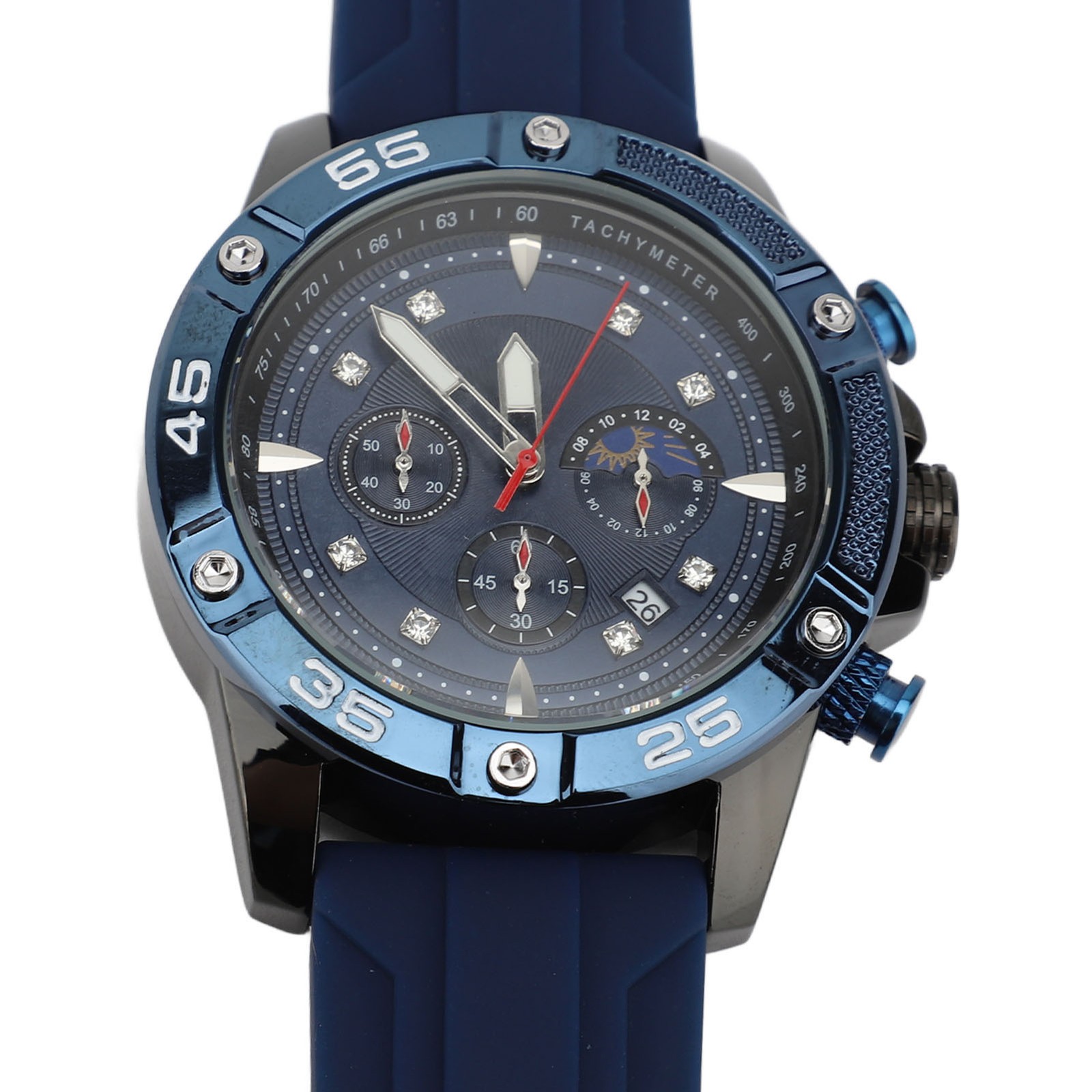 Casual Men Wristwatch Date Multifunctional Quartz Watch For Casual