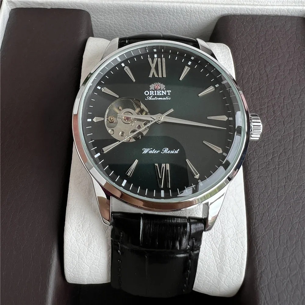 Orient Watch Bambino Classic Men Luxury Gift Automatic Mechanical Leather Strap