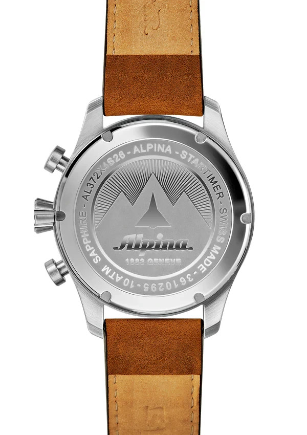 Alpina Men’s Startimer Chronograph Big Date Quartz Brown Watch 44MM AL-372N4S6