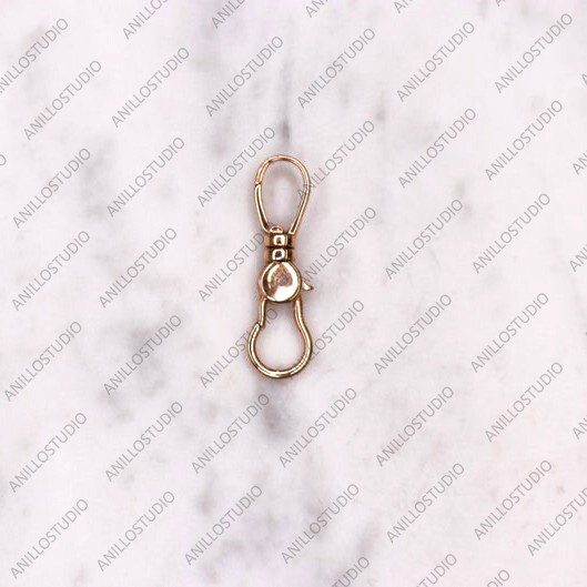 14k Solid Yellow Gold Lobster Clasp Lock Connector For Pendant,Necklace,Bracelet