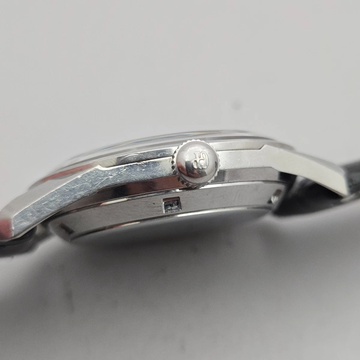 Vintage Girard-Perregaux Gyromatic 39 Jewels tropical Black dial 1950s