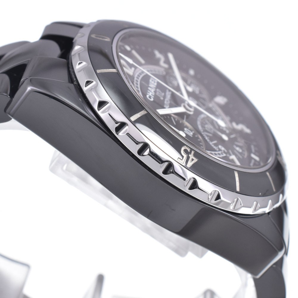 CHANEL J12 H0940 Ceramic chronograph black Dial Automatic Men’s Watch N#148639