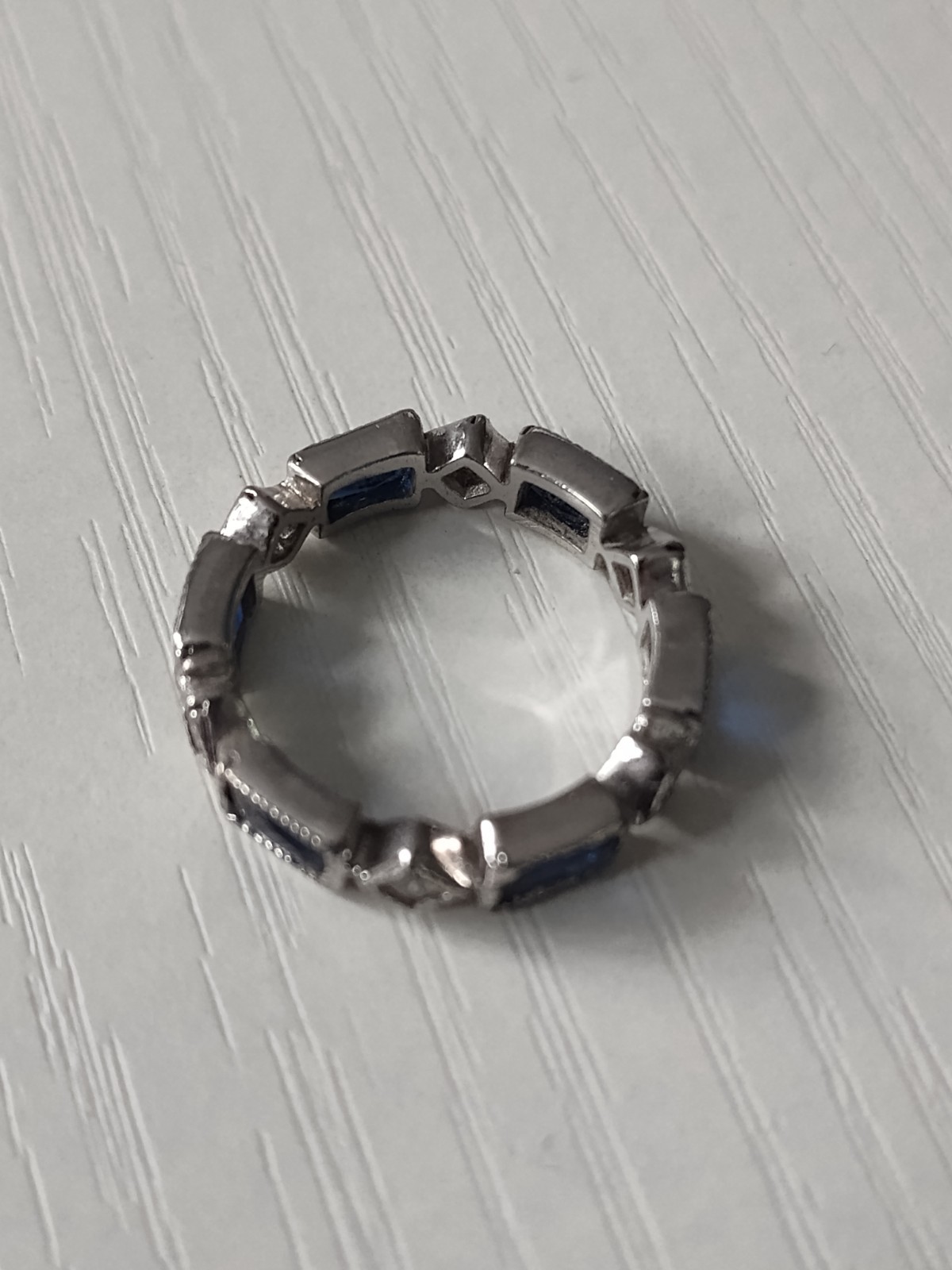 .925 Solid Silver Size 6 Cocktail Ring New