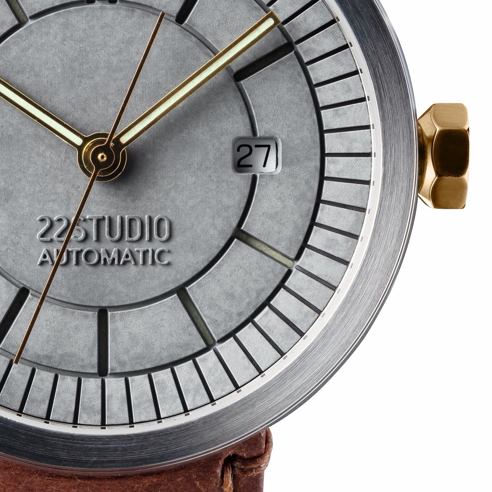 22STUDIO Concrete Sector Watch 43mm Automatic New Classic Edition