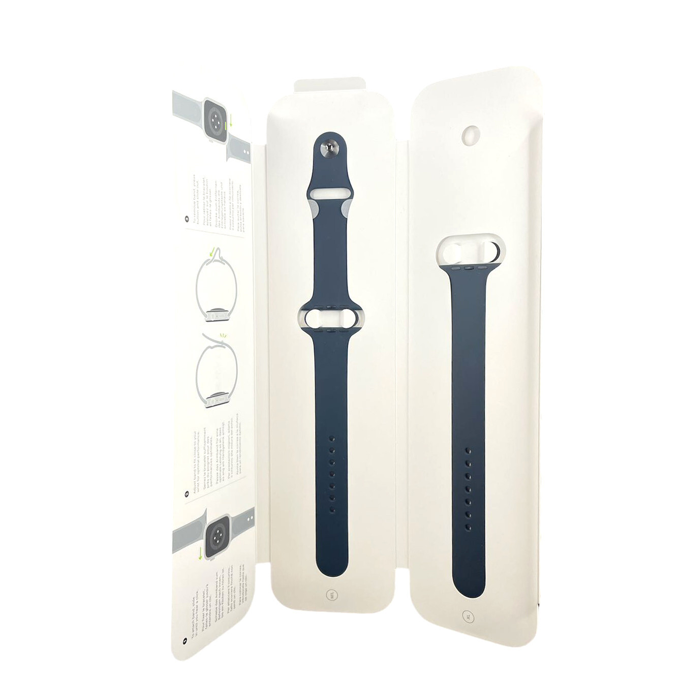 Apple iWatch 42mm 44mm 45mm 4 5 6 7 8 9 SE Ultra Sport Band – Midnight (Size XL)