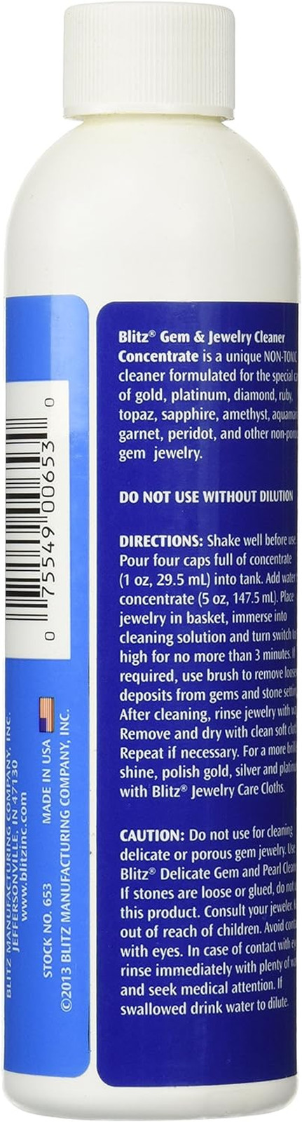 Gem & Jewelry Cleaner Concentrate (8 Oz) (2-Pack)