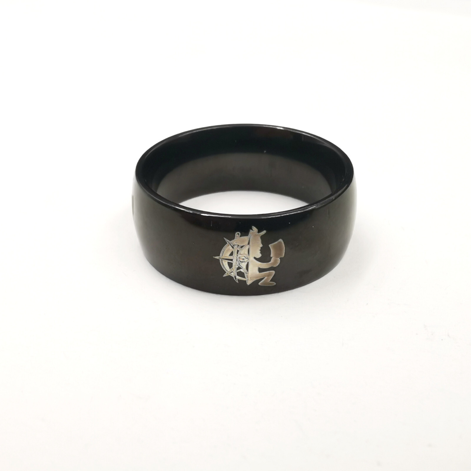 BLACK NINJA HATCHETMAN RING STAINLESS STEEL ICP TWIZTID UA8-12#