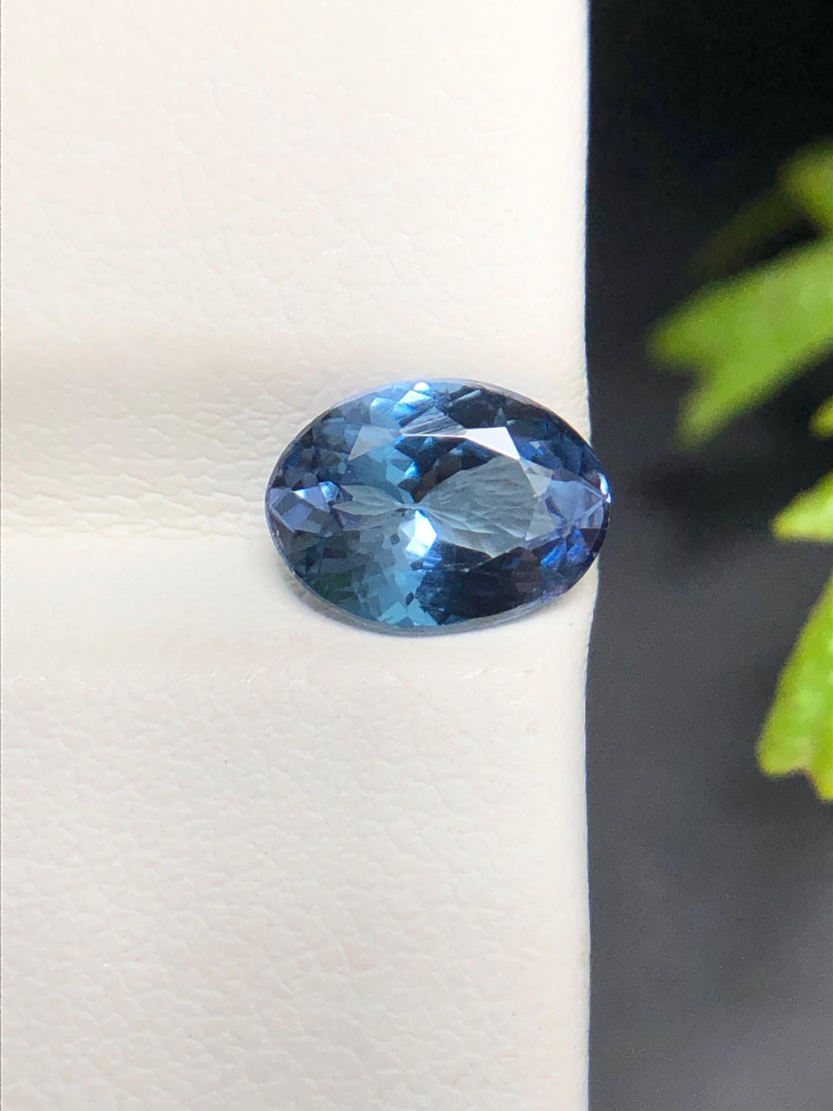 Natural Navy Blue Color Tanzanite Oval Faceted Loose Gemstone 1.10Ct & 7.8×5.7mm