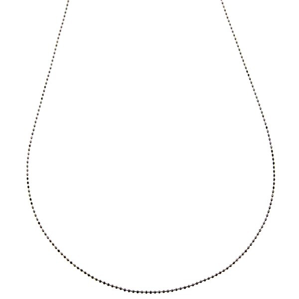 925 Silver Balls Chain Necklace Chain Balls Balls Men Women Various Sizes