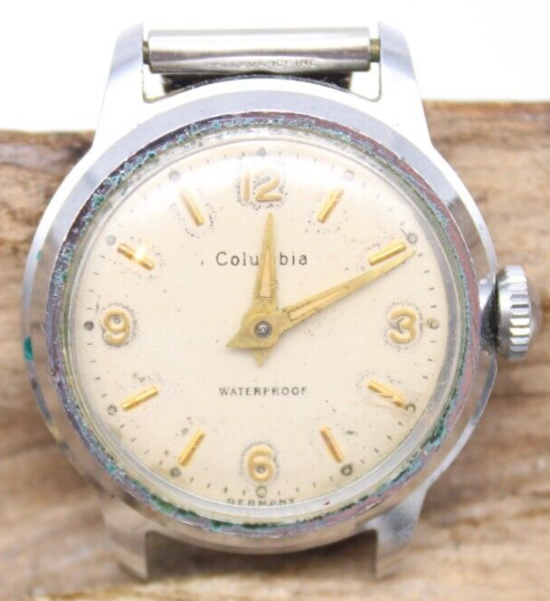 WESTCLOX COLUMBIA GERMANY WATCH 29.4mm 15.4mm LUG OVERWOUND (LM)