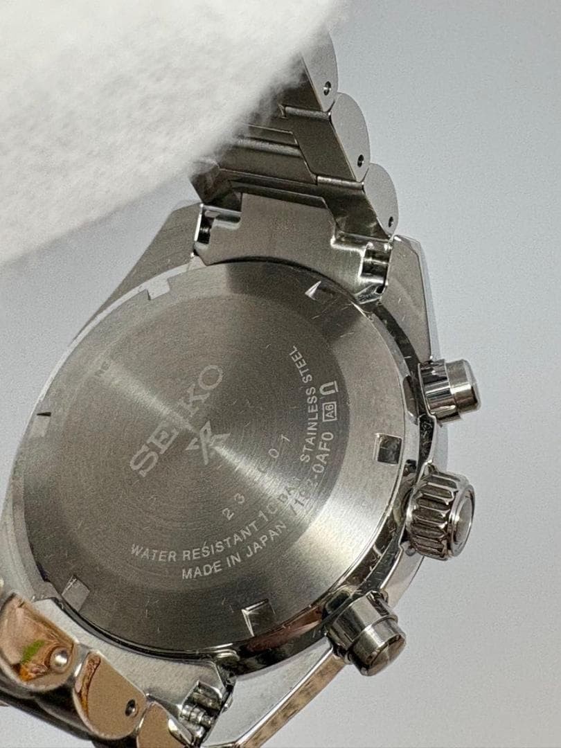 Seiko Prospex SPEEDTIMER SBDL085 Solar Chronograph 39mm Panda Dial 10ATM Mens