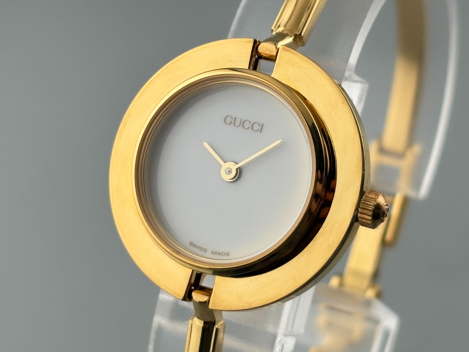 [NEAE MINT W/Full Set] Gucci Change Bezel 11/12 Women Watch Gold 12 Colors