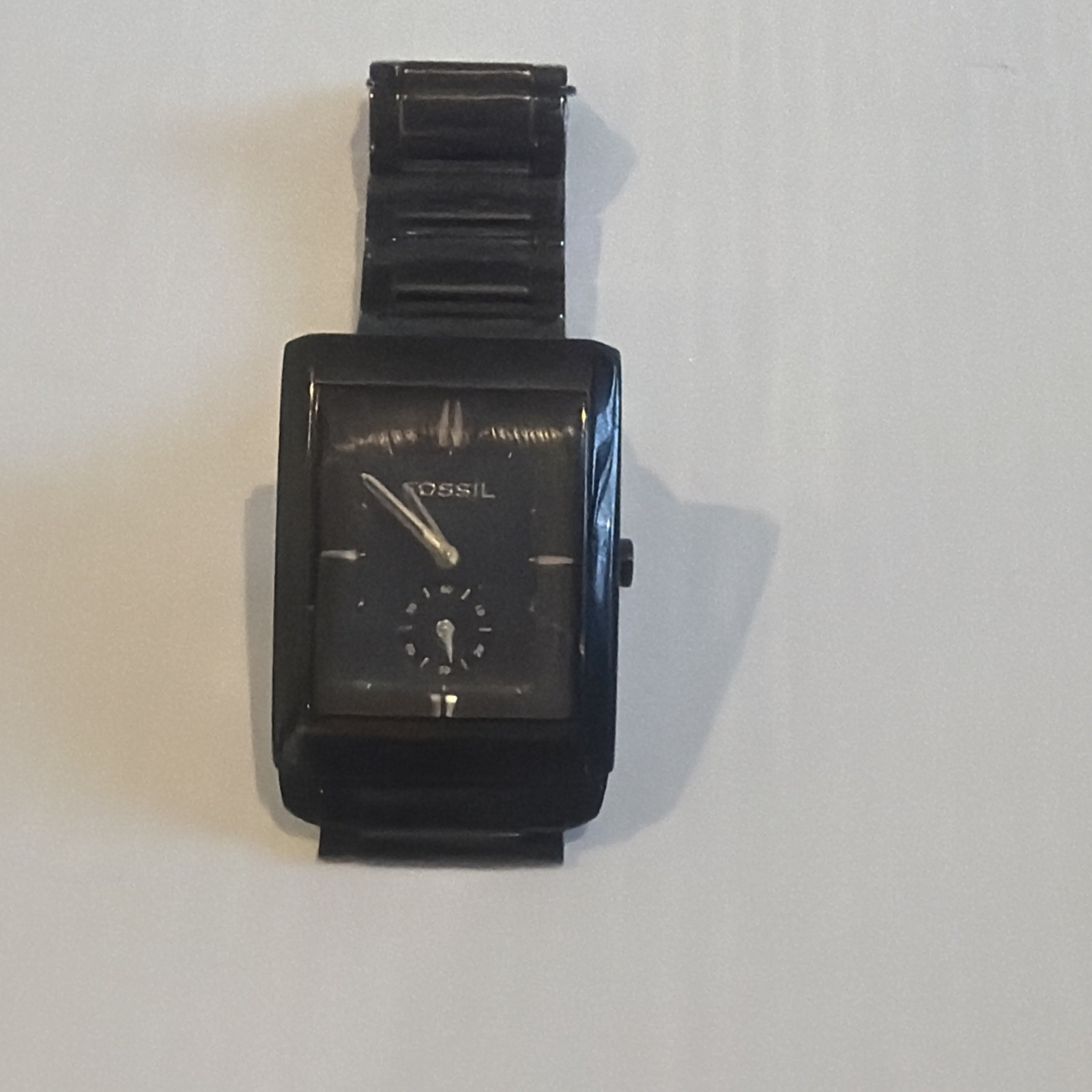 Fossil Arkitekt 50m/165 Feet. Black Wrist Watch. FS-4295 Stainless Steel