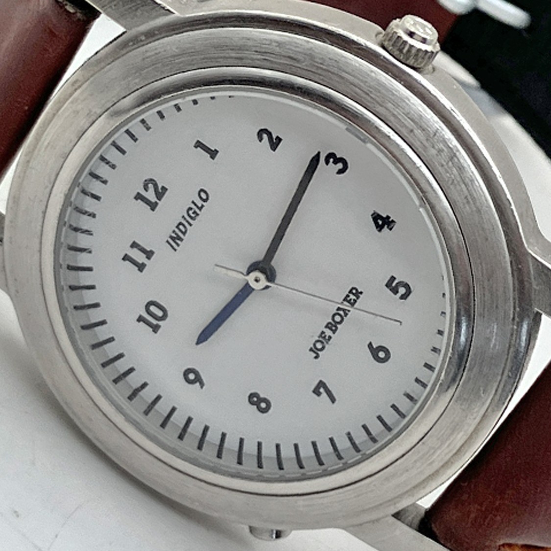 Vintage Timex Joe Boxer Indiglo Watch 1995 Good Night 36mm Mens