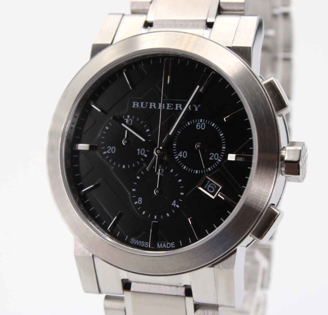 BURBERRY The City BU9351 Stainless Steel Black Dial Men’s Watch 42mm