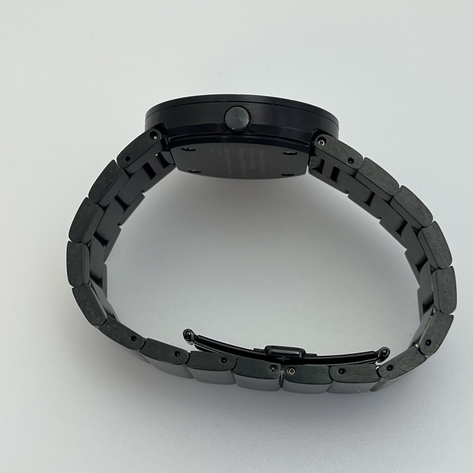 Issey Miyake TO by TOKUJIN YOSHIOKA VJ20-0010 Qz Japan Designer Watch Black#637B