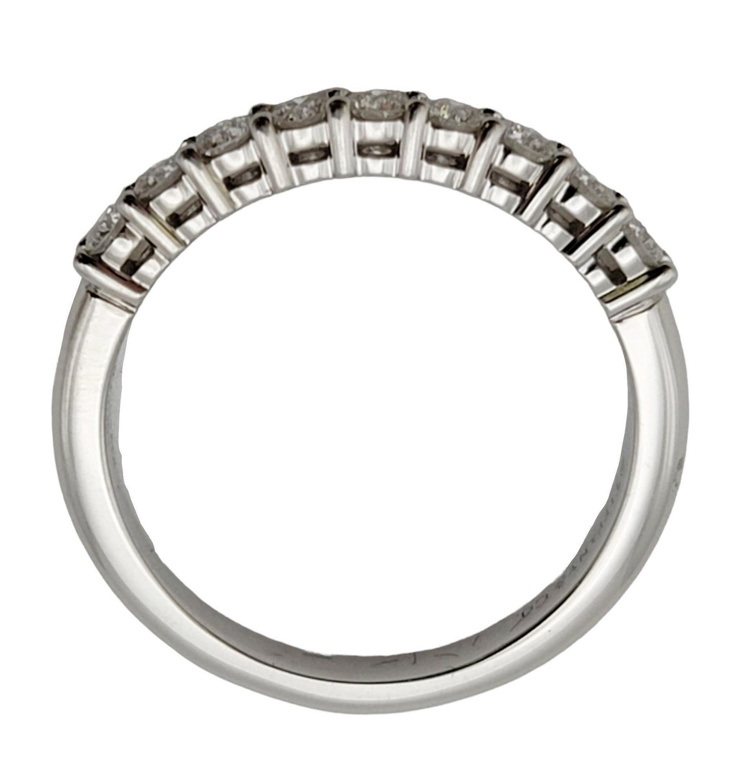 Tiffany & Co. Tiffany Forever Semi Eternity Round Diamond Band Ring in Platinum