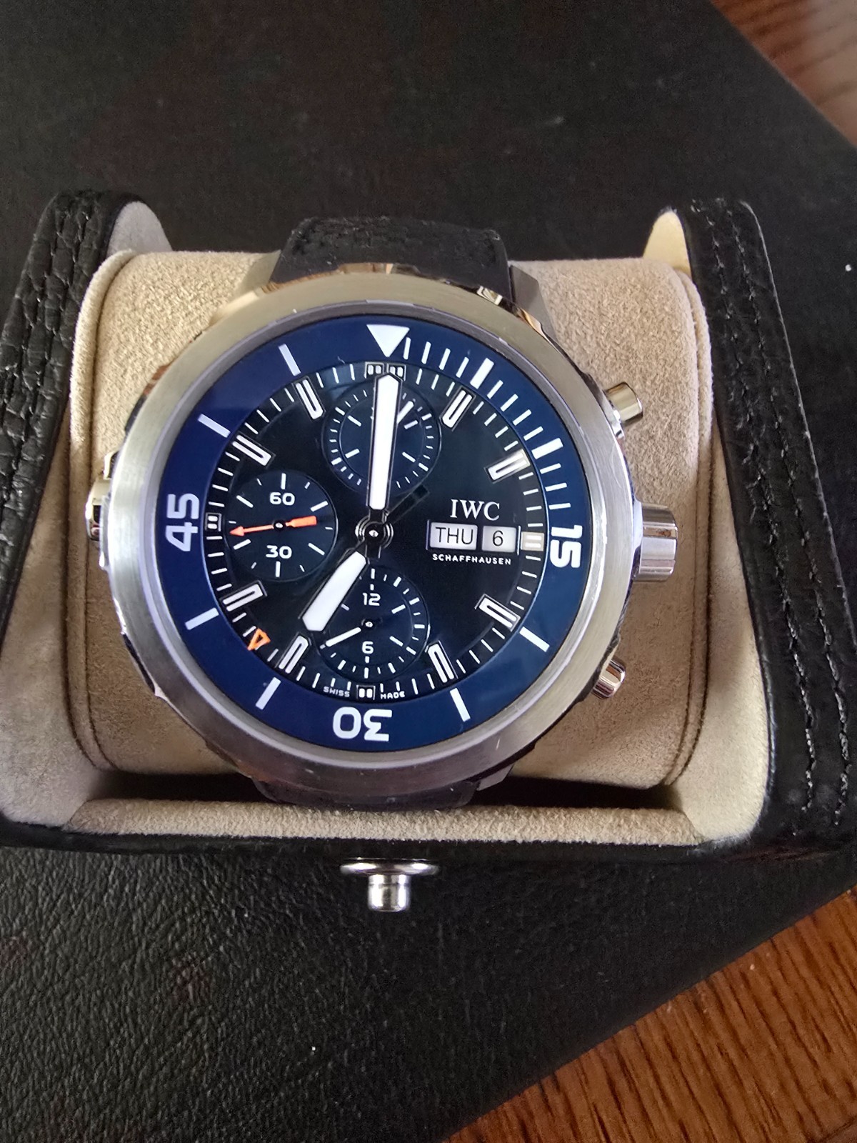 IWC Aquatimer Chronograph Special Edition Blue Men’s Watch – IW376805