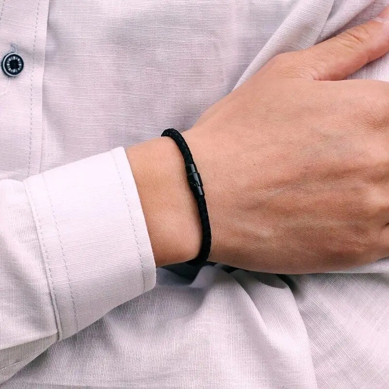 Braided Rope Bracelet Good Luck Fortune Couple Bracelet Cuff Bangle For Man Wome