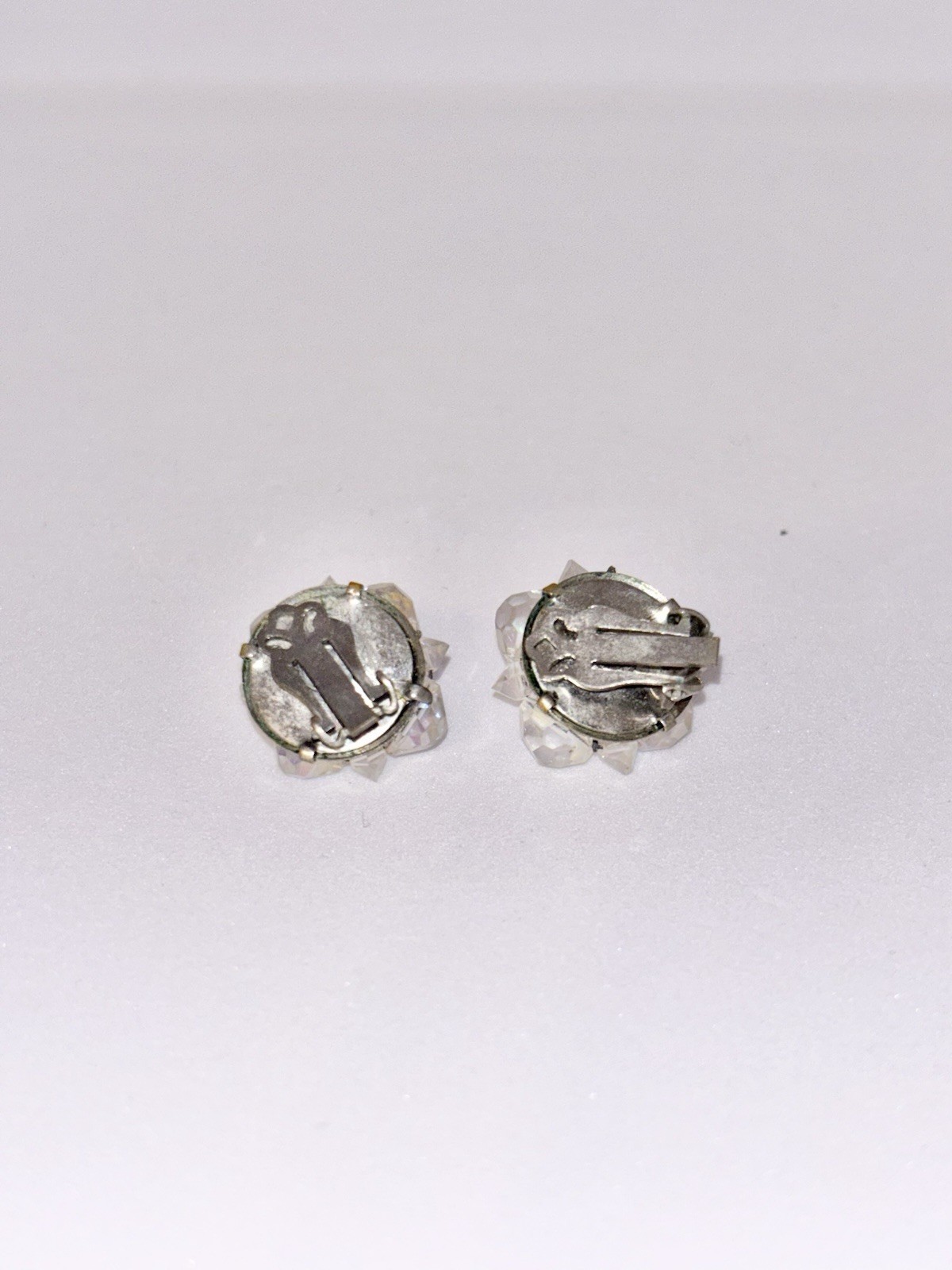 Vintage Clip-On Earrings, Costume Jewelry From the 1940s-1970s Set Of 4 Pairs