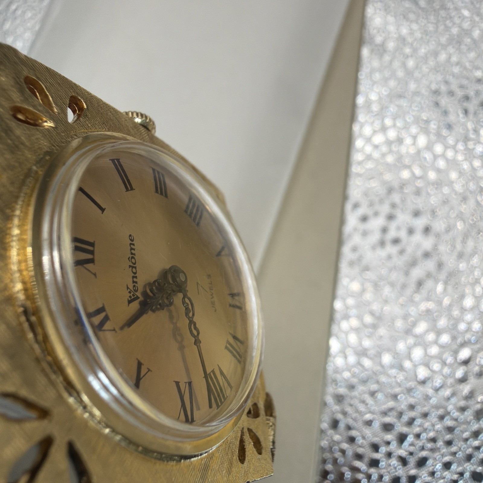 Vintage Women’s VENDOME Gold Tone 17 Jewel Mechanical Bracelet Watch, With Box