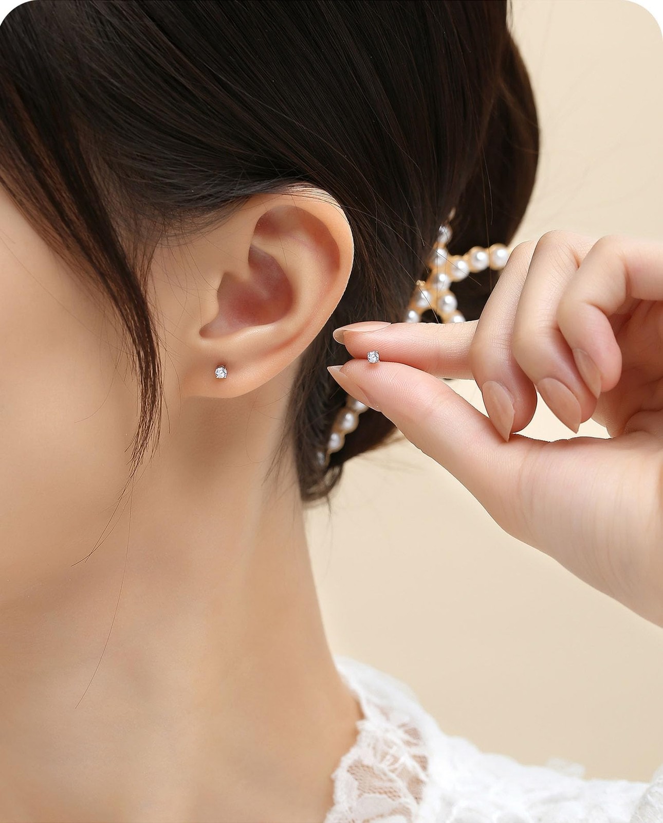 10 Pairs 2MM Surgical Steel Small Stud Earrings, Hypoallergenic 14K Gold Plat…