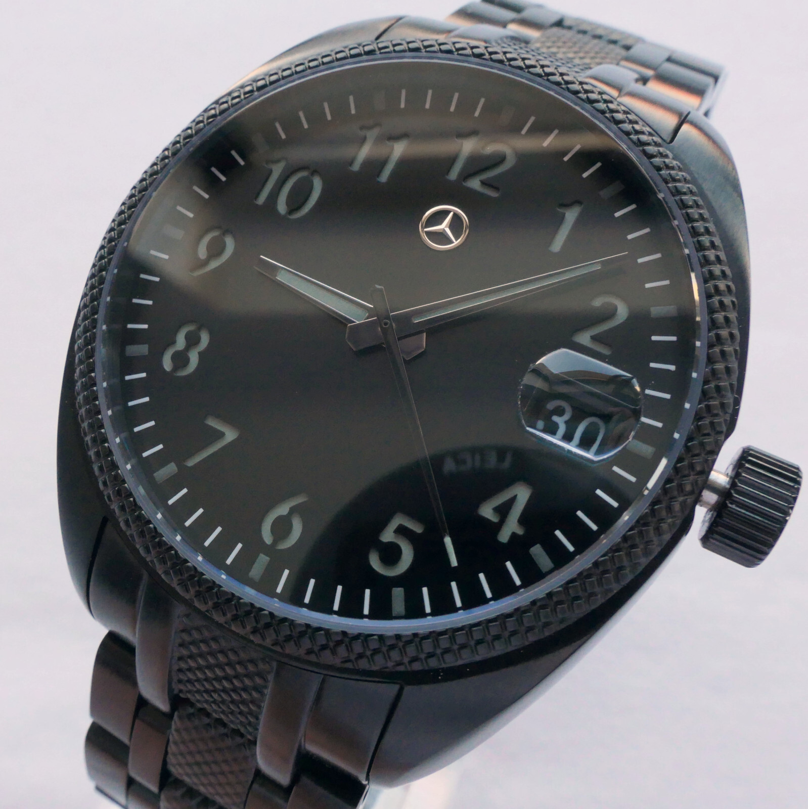 Mercedes Benz Classic AMG Motorsport Racing Black Design Car Accessory Watch